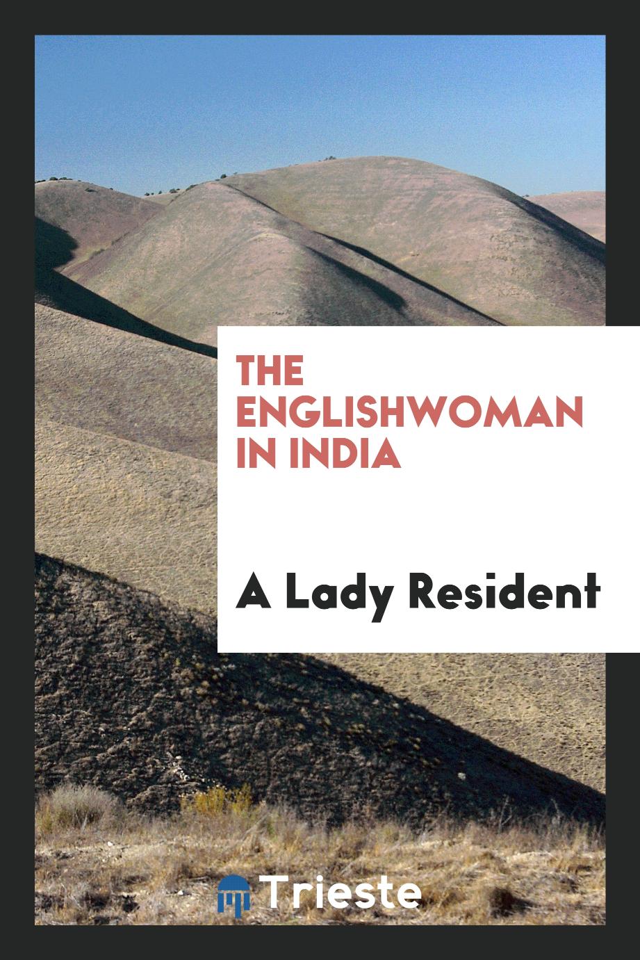 The Englishwoman in India