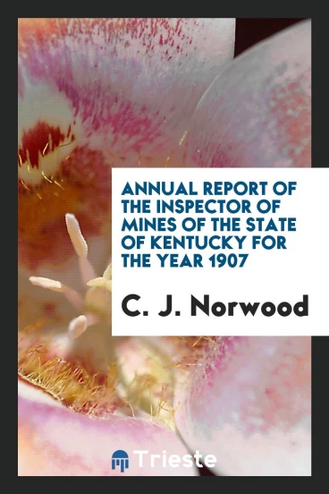 Annual Report of the Inspector of Mines of the State of Kentucky for the Year 1907