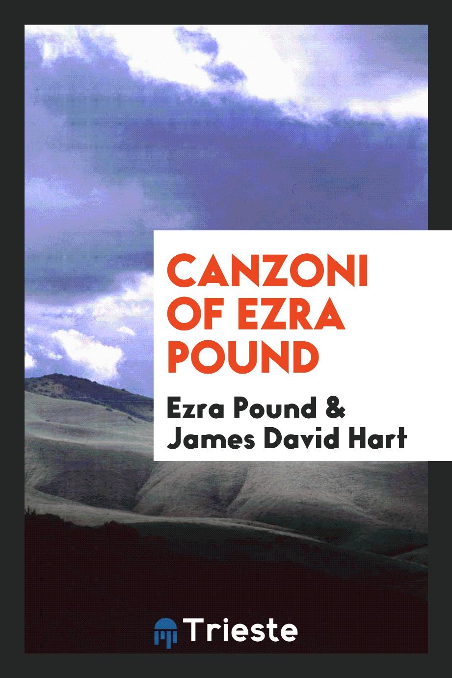 Canzoni of Ezra Pound