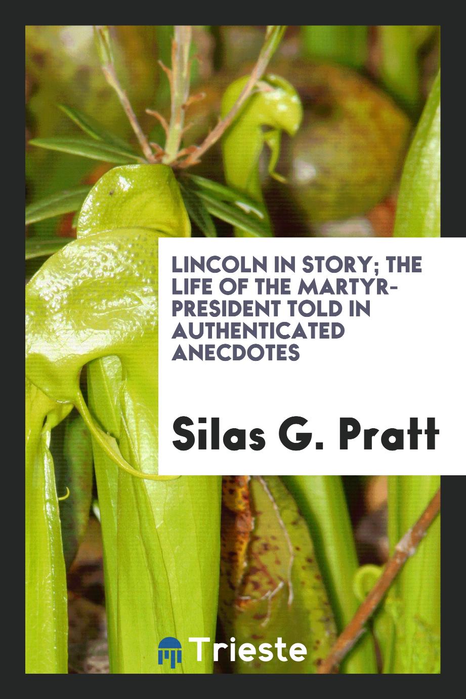 Lincoln in story; the life of the martyr-president told in authenticated anecdotes