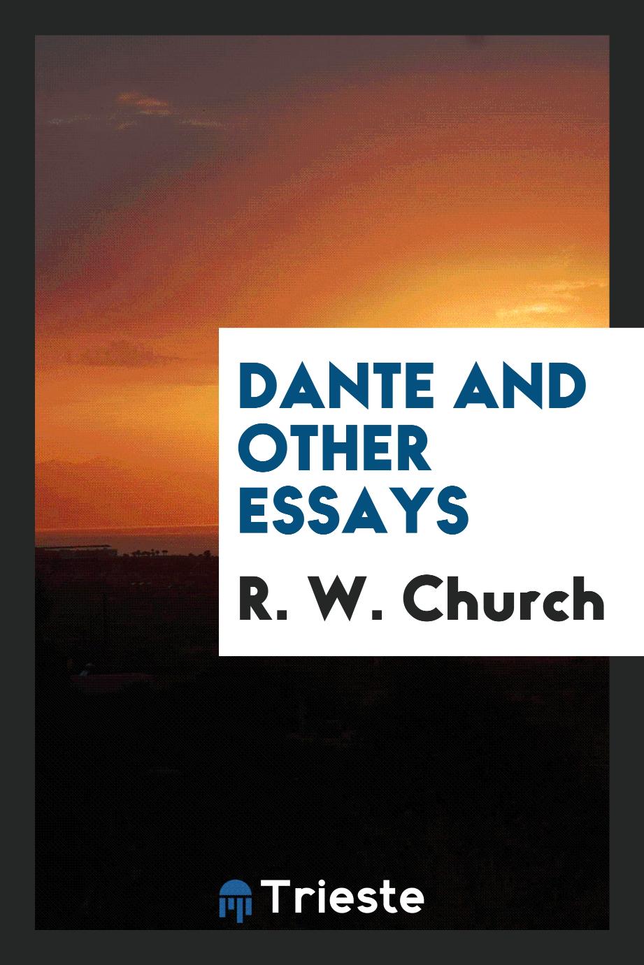 Dante and other essays