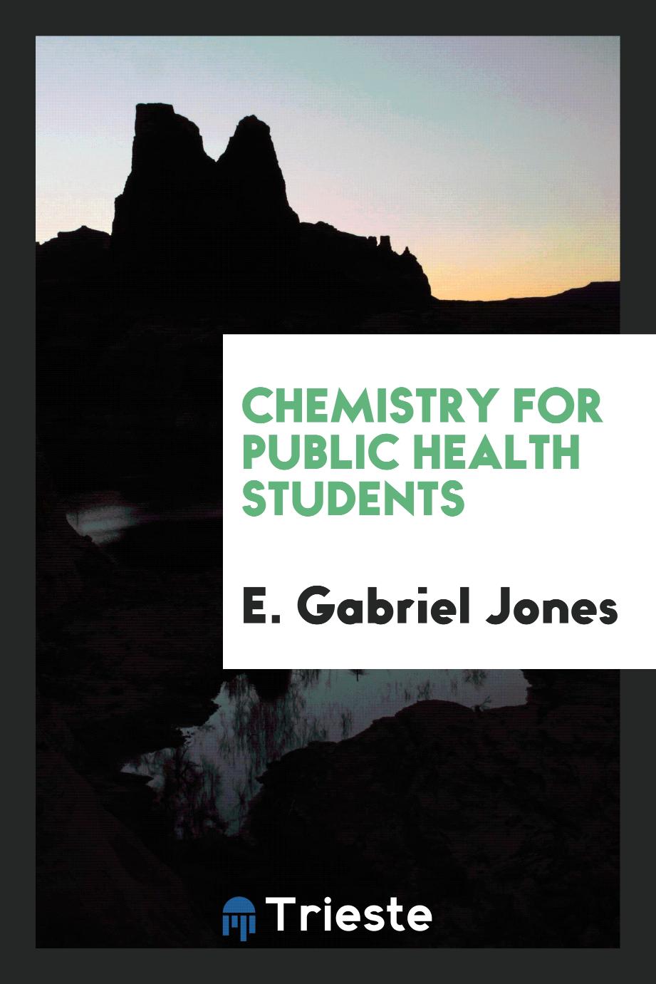Chemistry for public health students