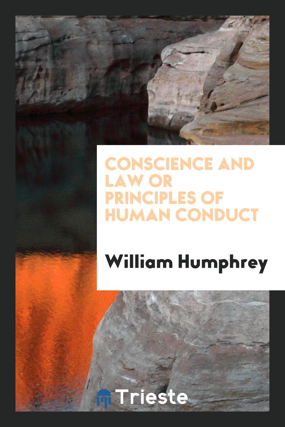 Conscience and law or Principles of human conduct