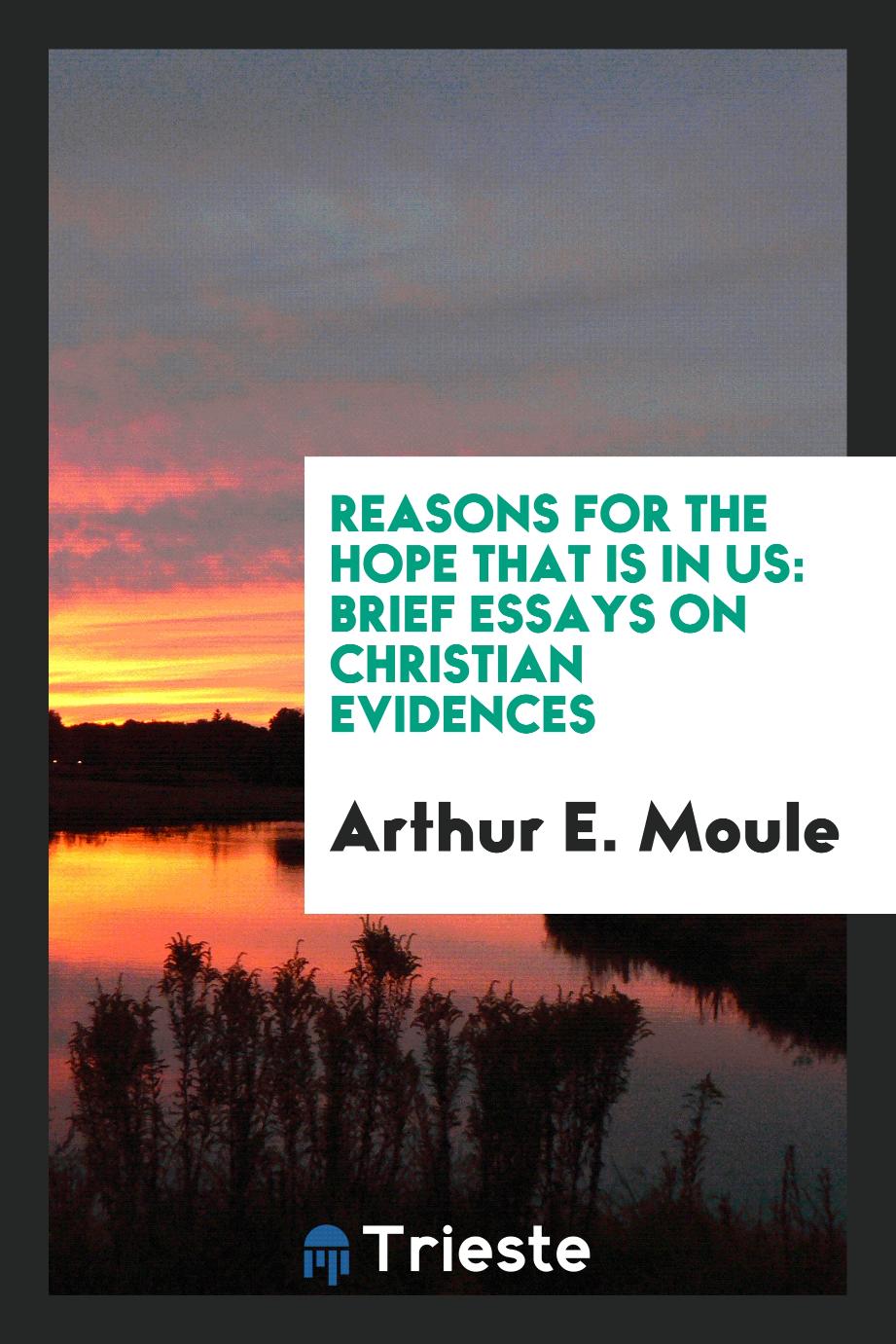 Reasons for the Hope That Is in Us: Brief Essays on Christian Evidences