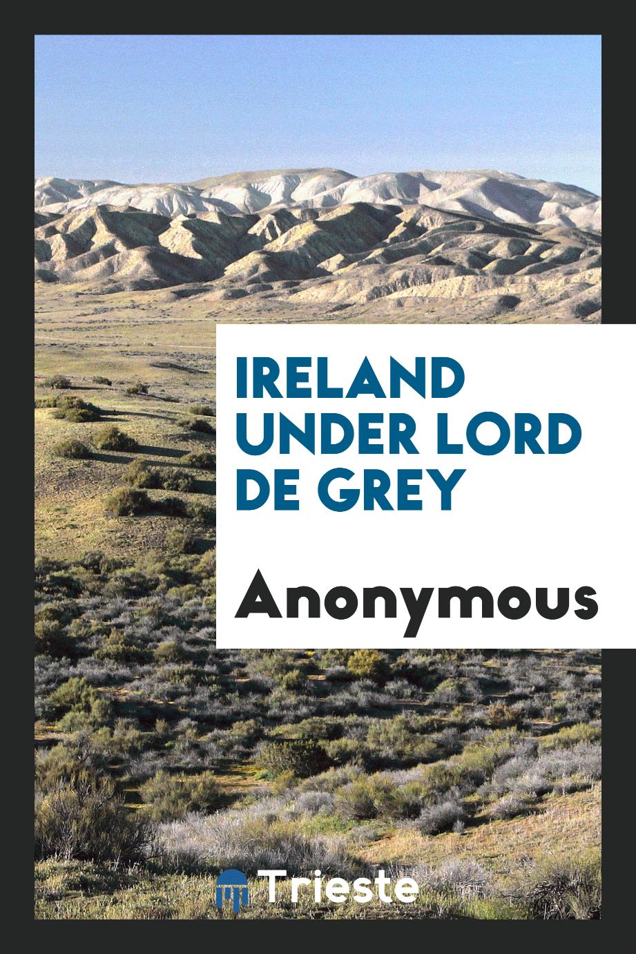 Anonymous - Ireland Under Lord De Grey
