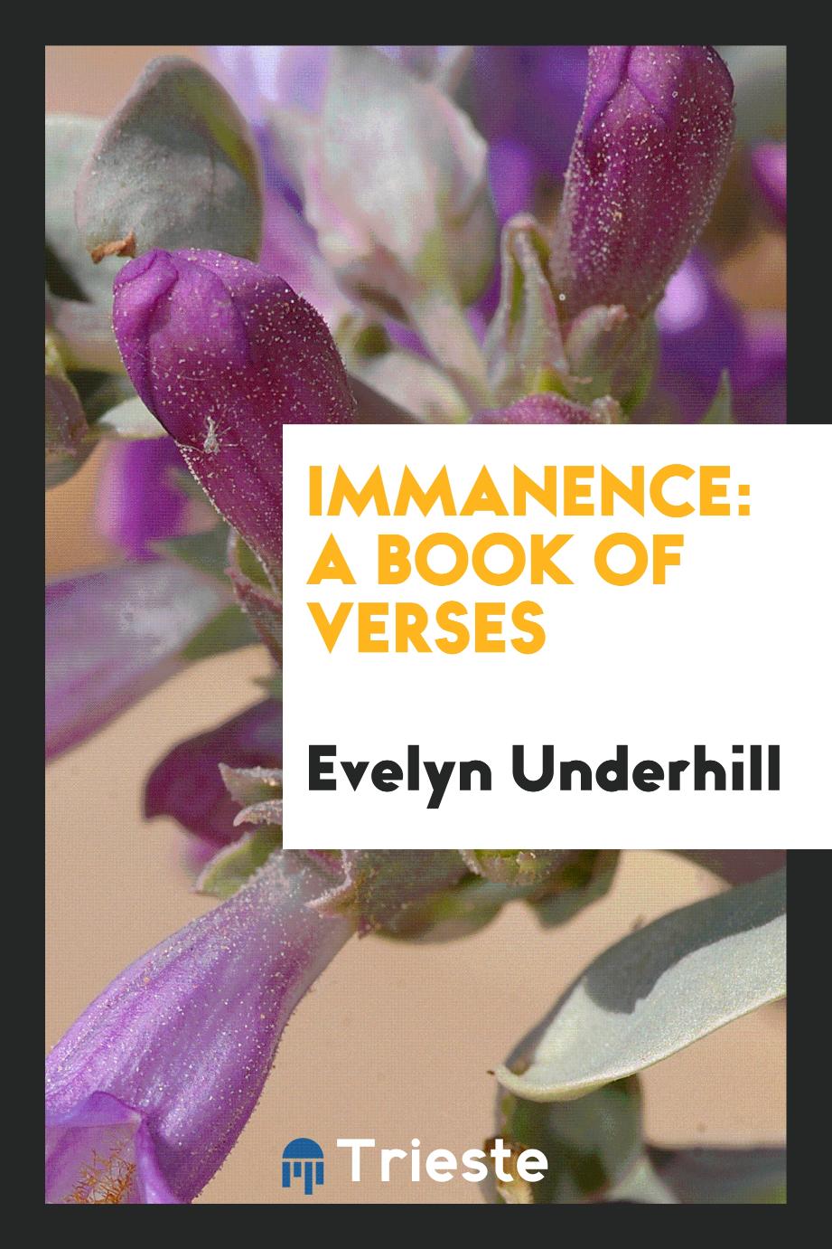 Immanence: a book of verses