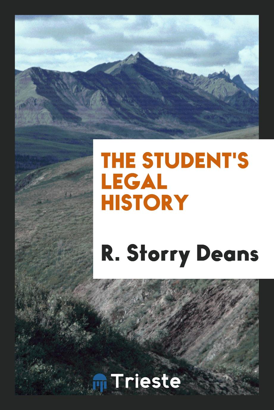 The student's legal history