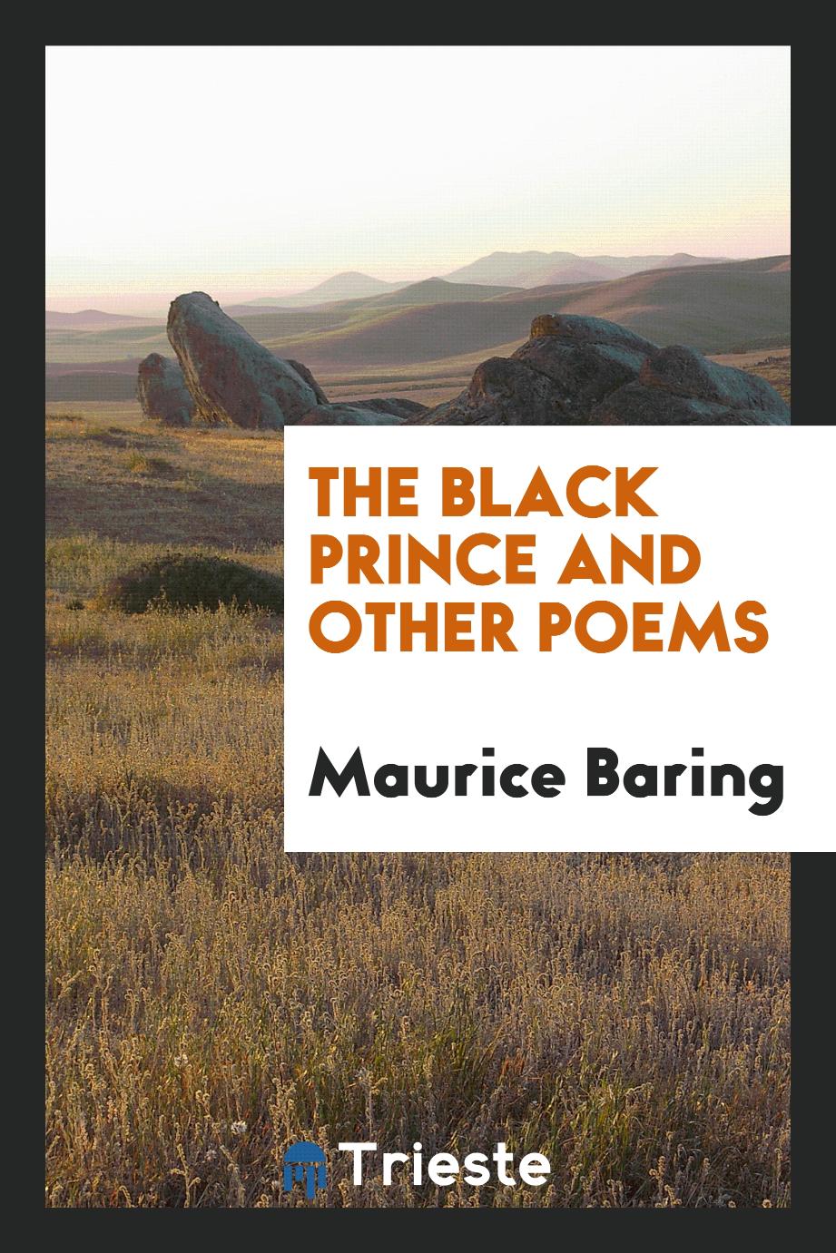 The Black Prince and Other Poems