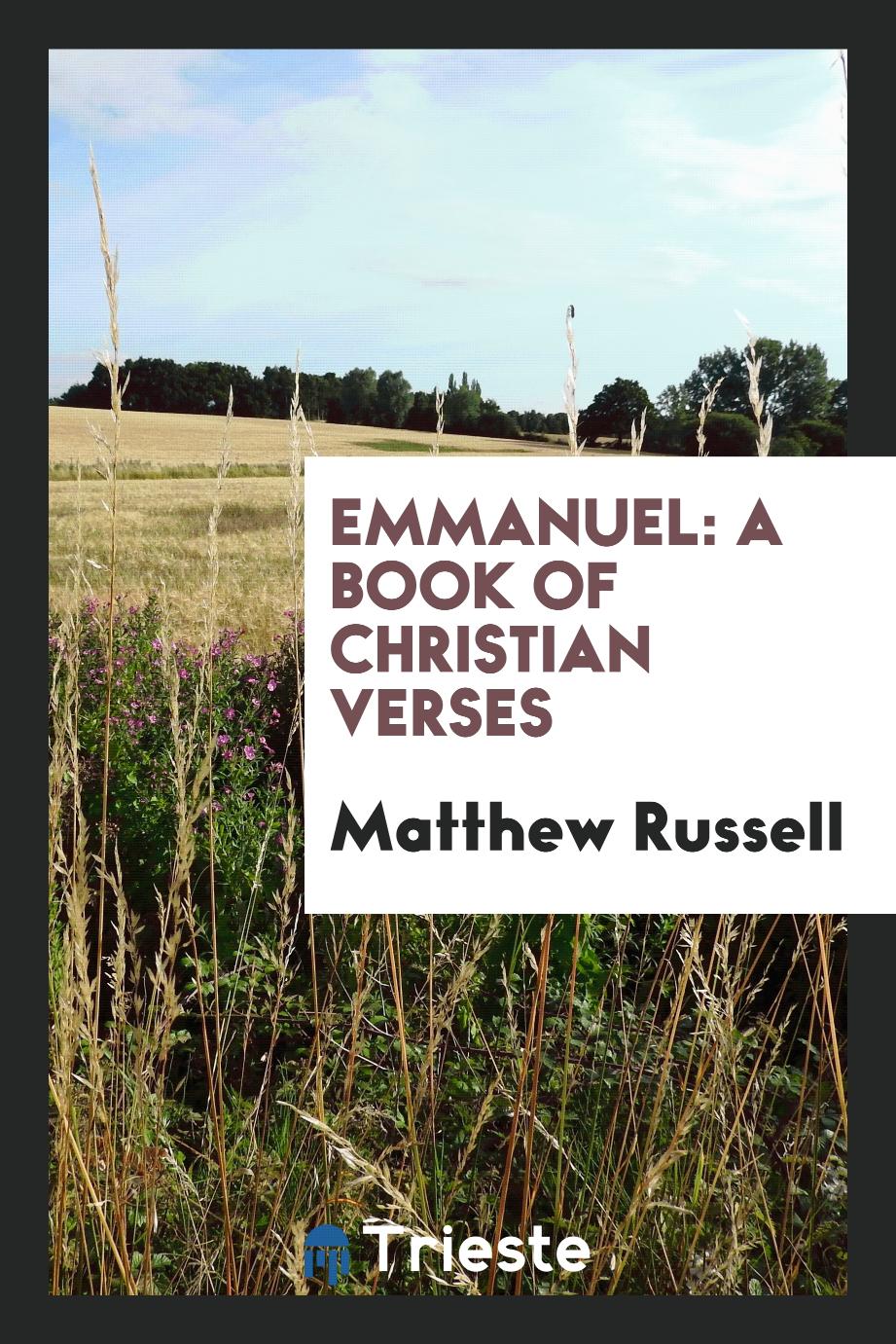 Emmanuel: A Book of Christian Verses