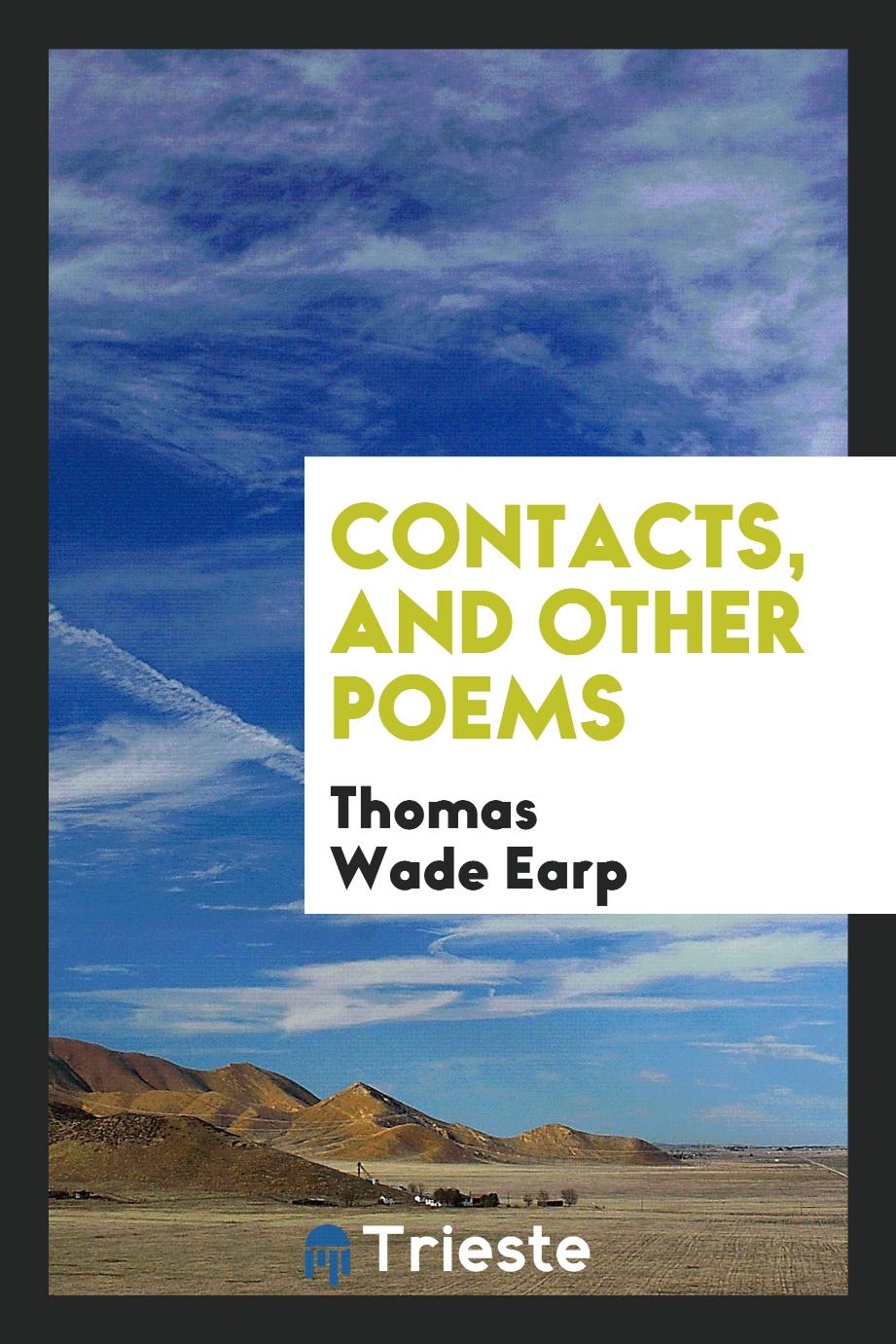 Contacts, and other poems