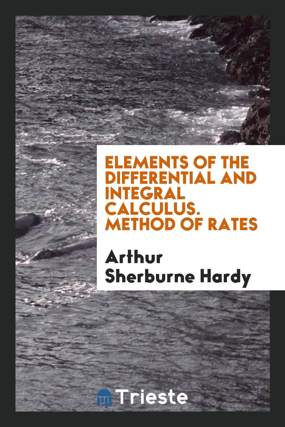 Elements of the differential and integral calculus. Method of rates