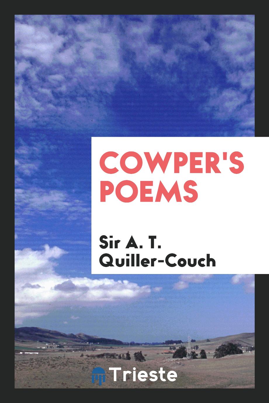 Cowper's poems