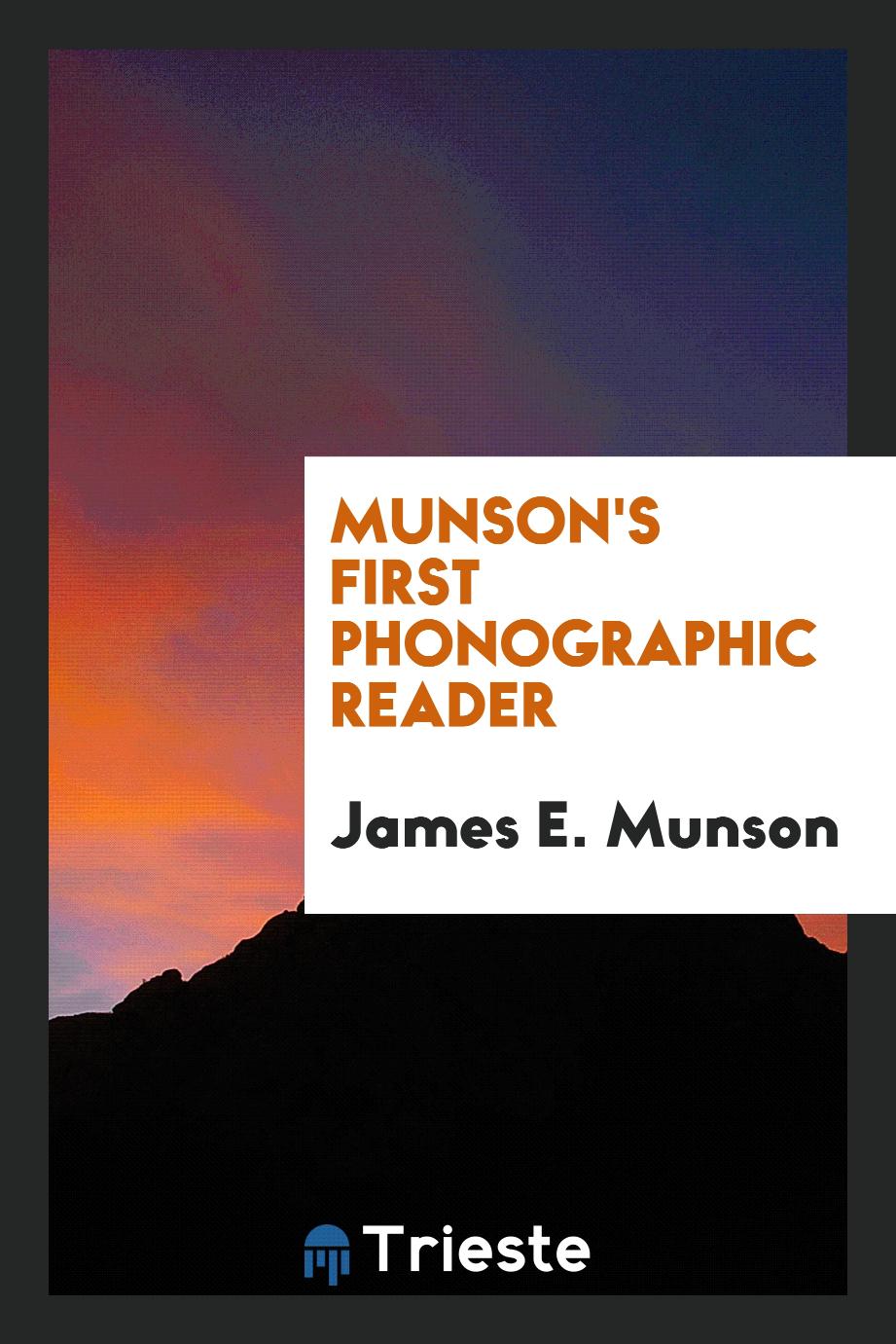 Munson's First Phonographic Reader
