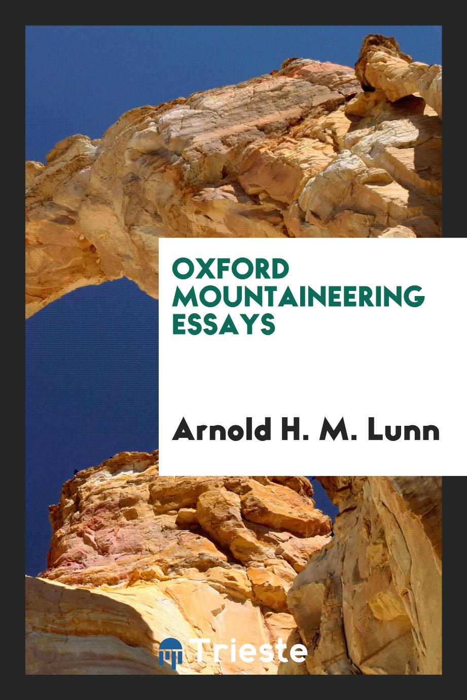 Oxford mountaineering essays