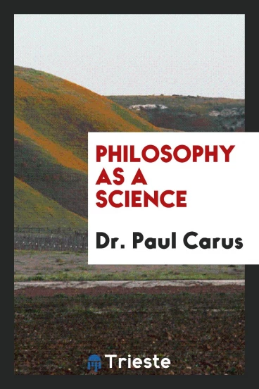 Philosophy as a Science