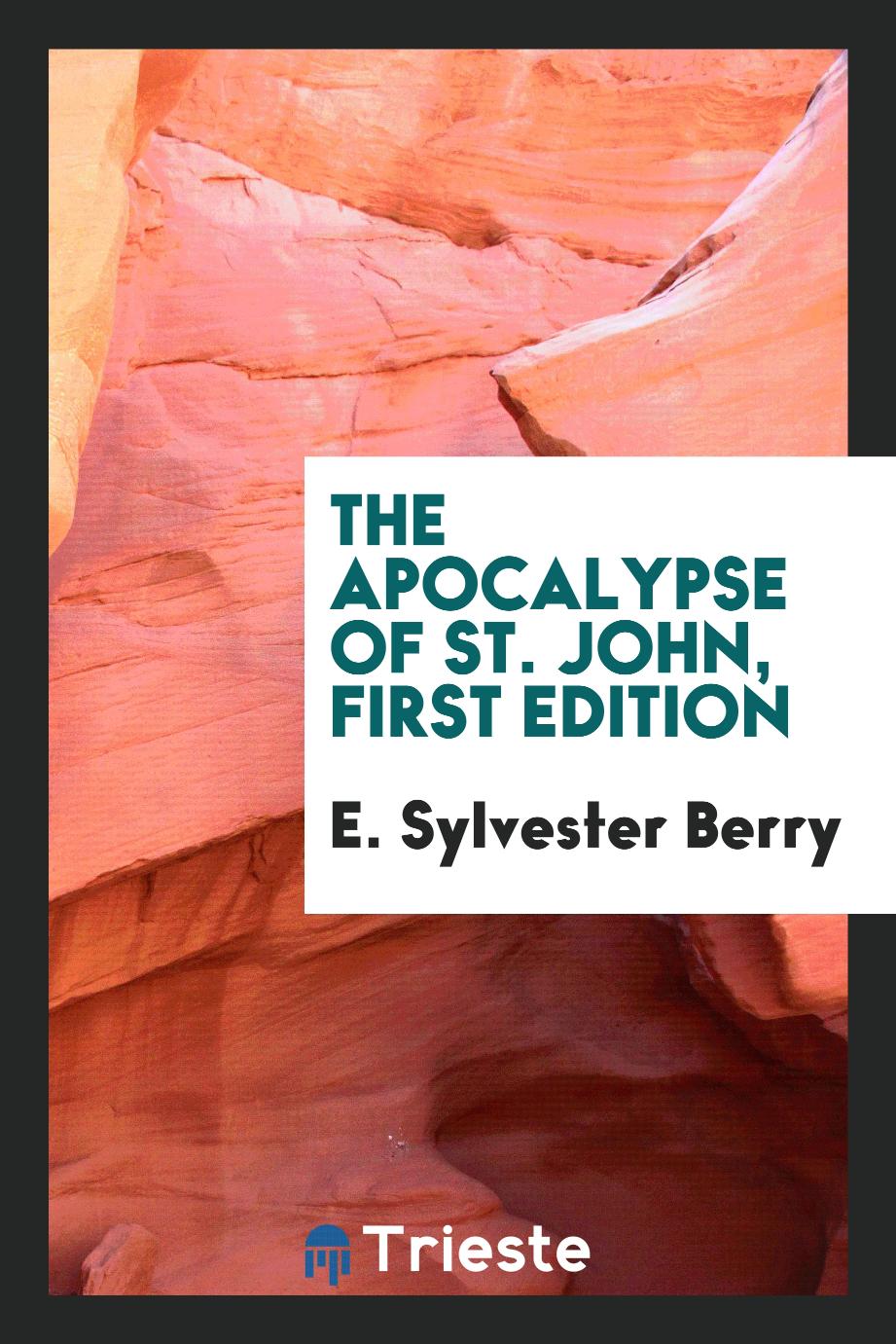 The Apocalypse of St. John, first edition