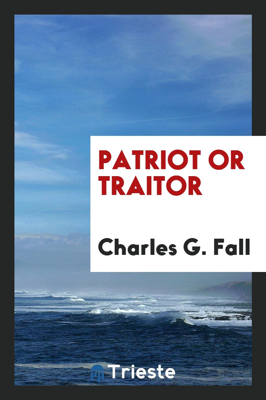 Patriot or traitor