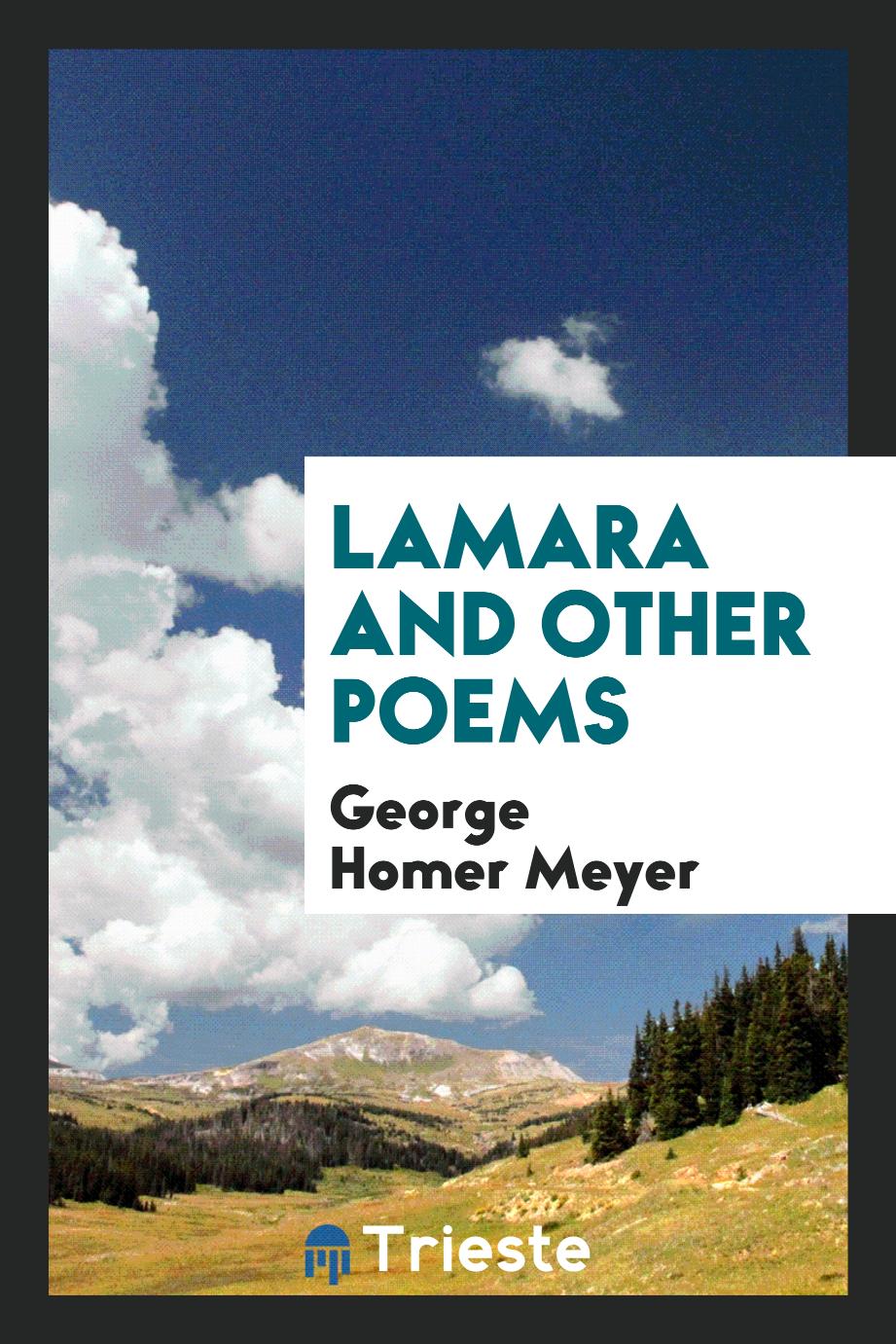 Lamara and Other Poems