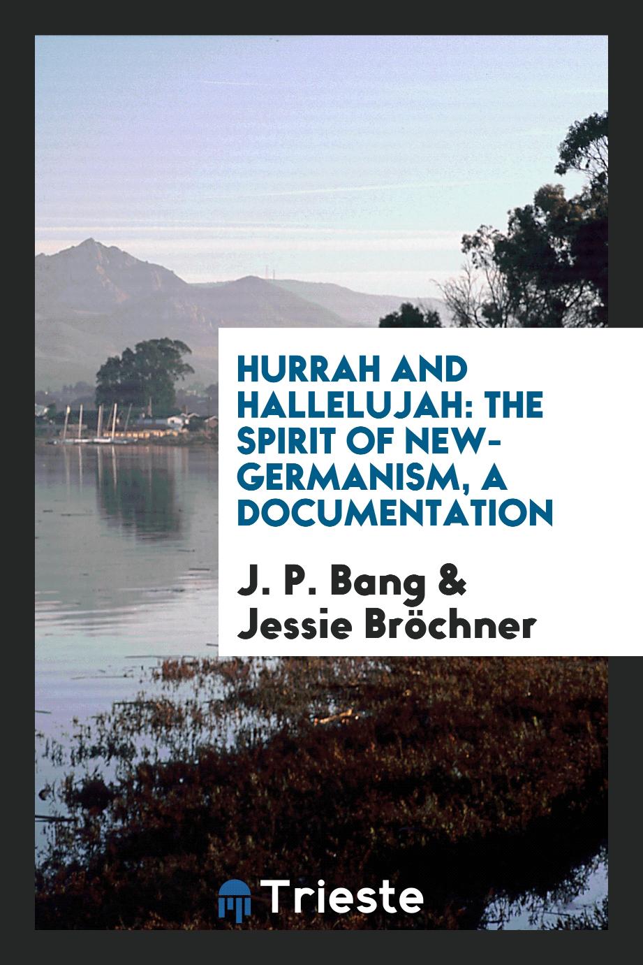 Hurrah and hallelujah: the spirit of new-Germanism, a documentation