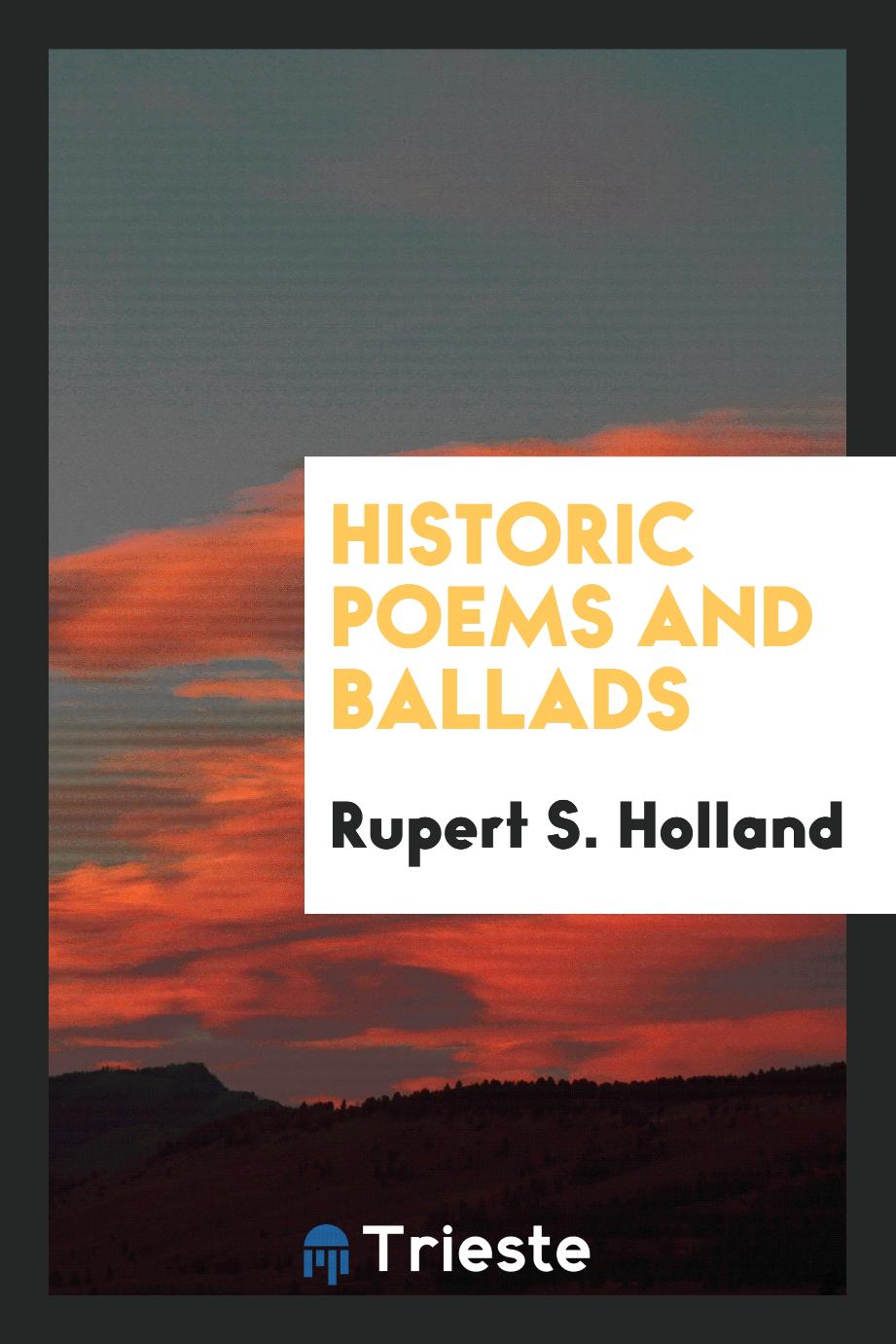 Historic Poems and Ballads