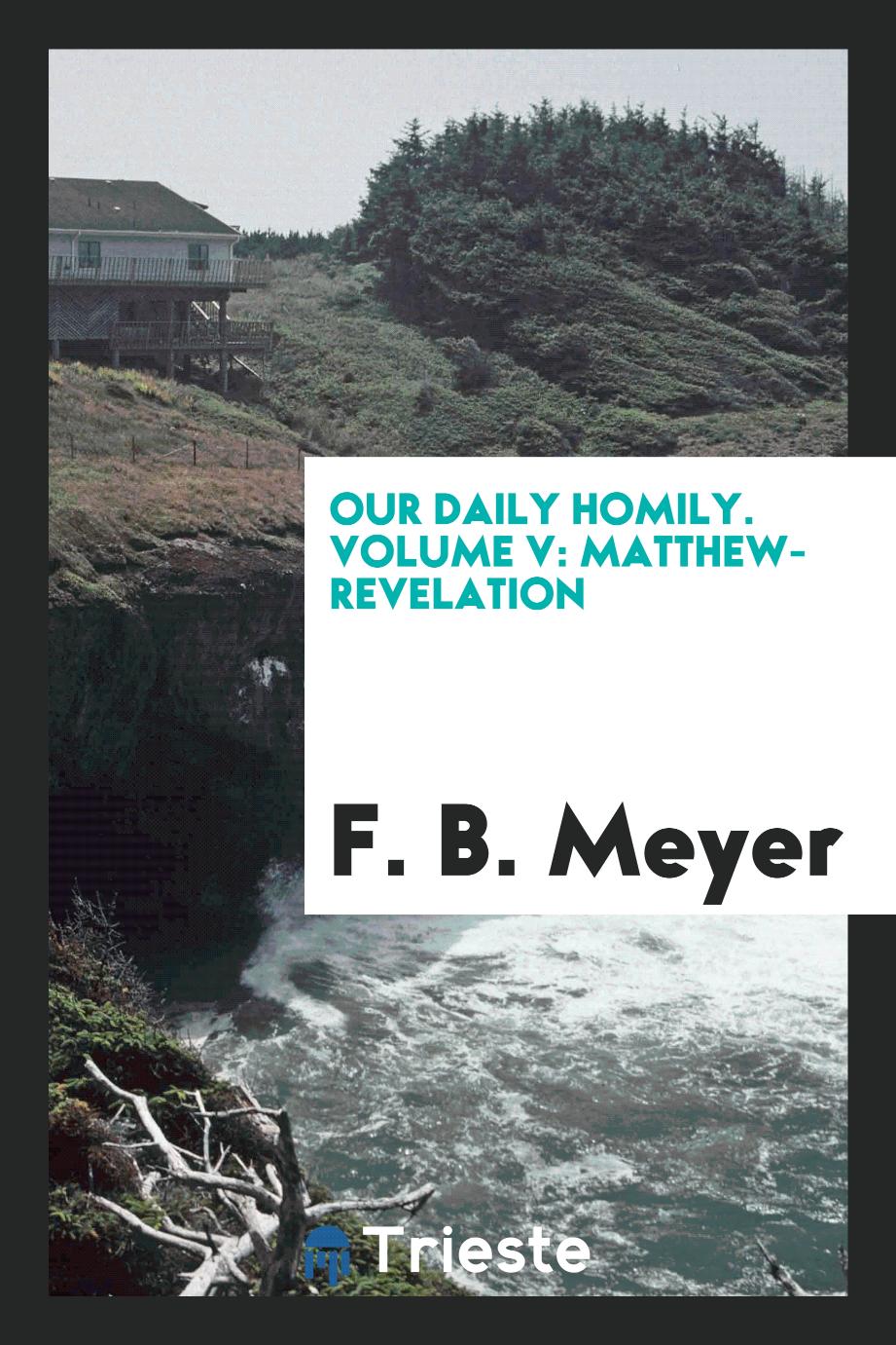 Our Daily Homily. Volume V: Matthew-Revelation