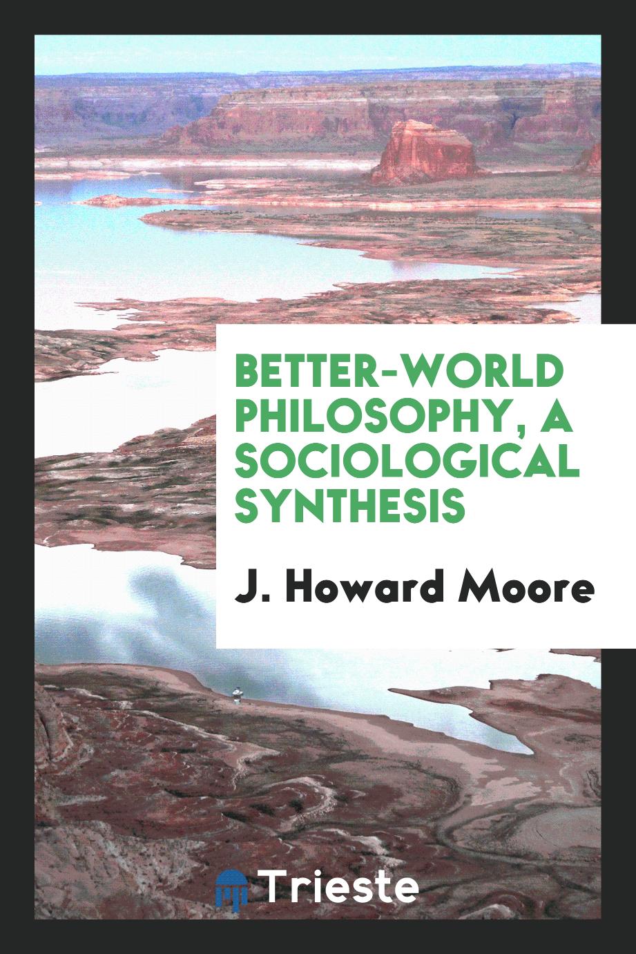 Better-world philosophy, a sociological synthesis