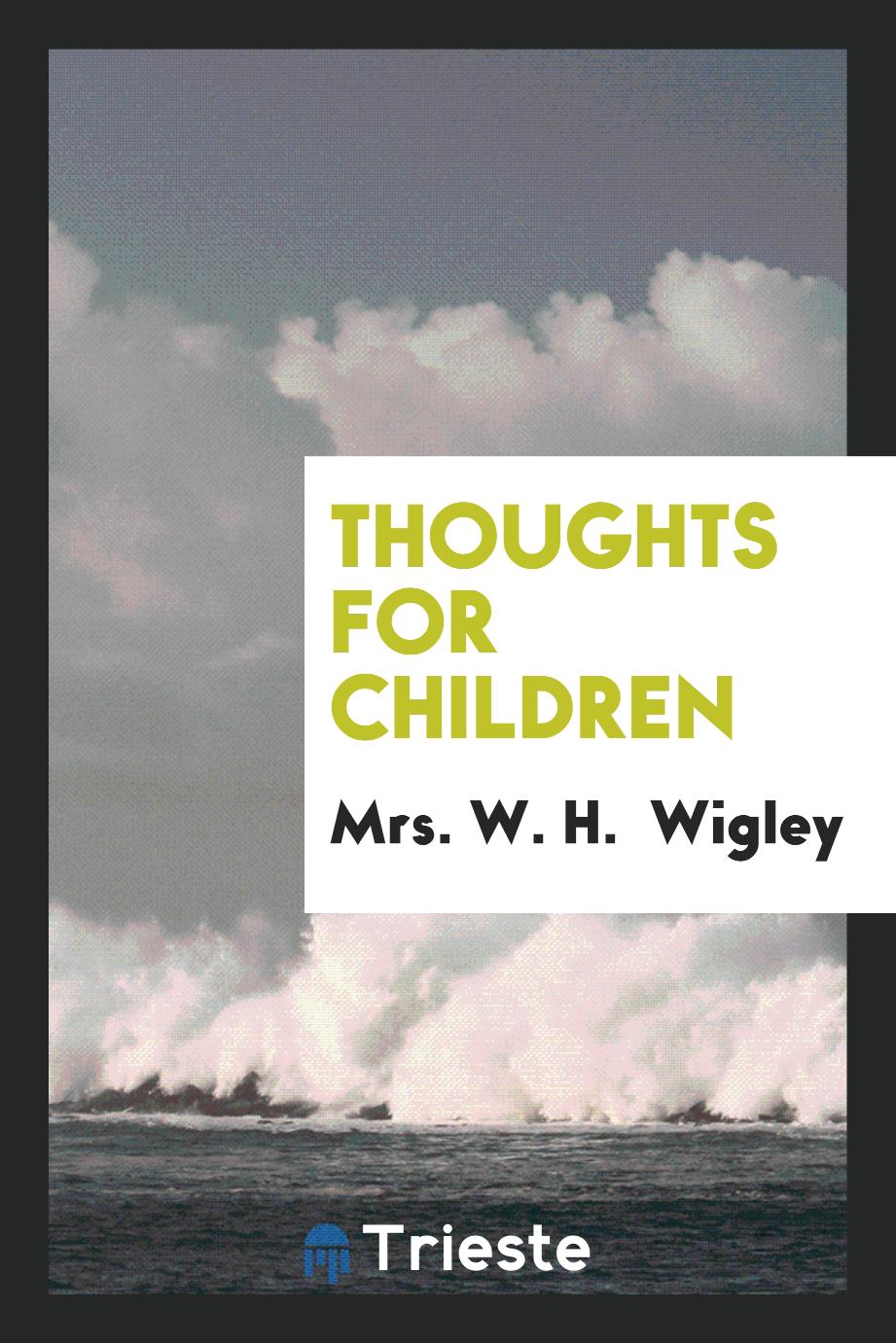 Thoughts for Children