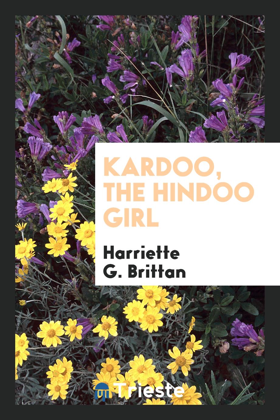 Kardoo, the Hindoo girl