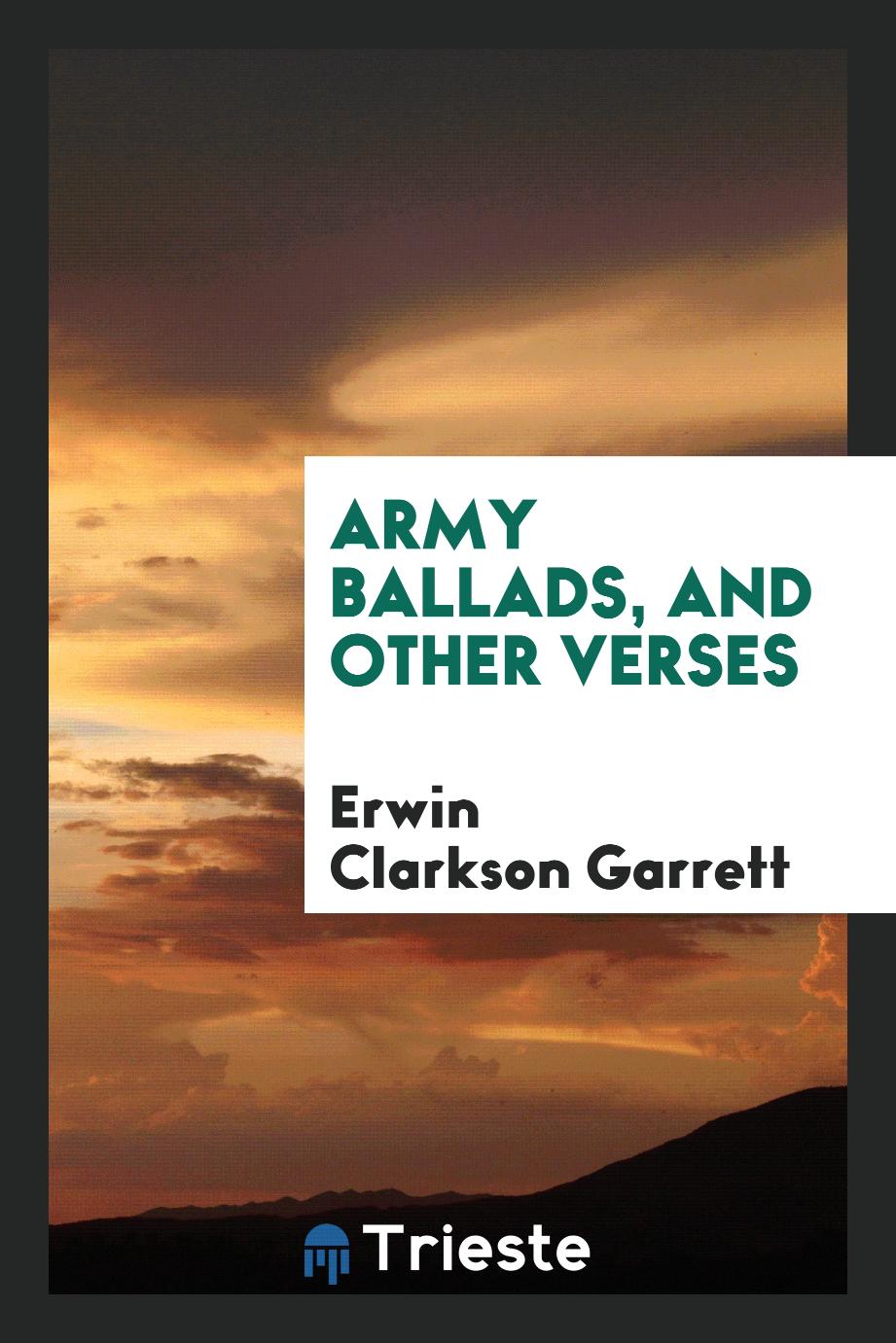 Army ballads, and other verses
