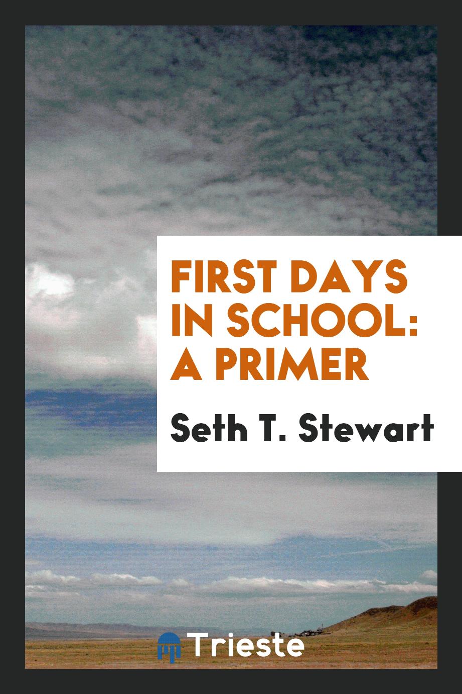 First Days in School: A Primer