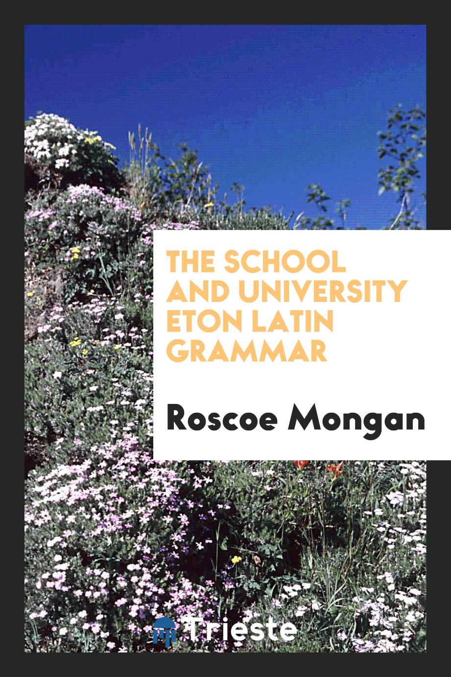 The School and University Eton Latin Grammar