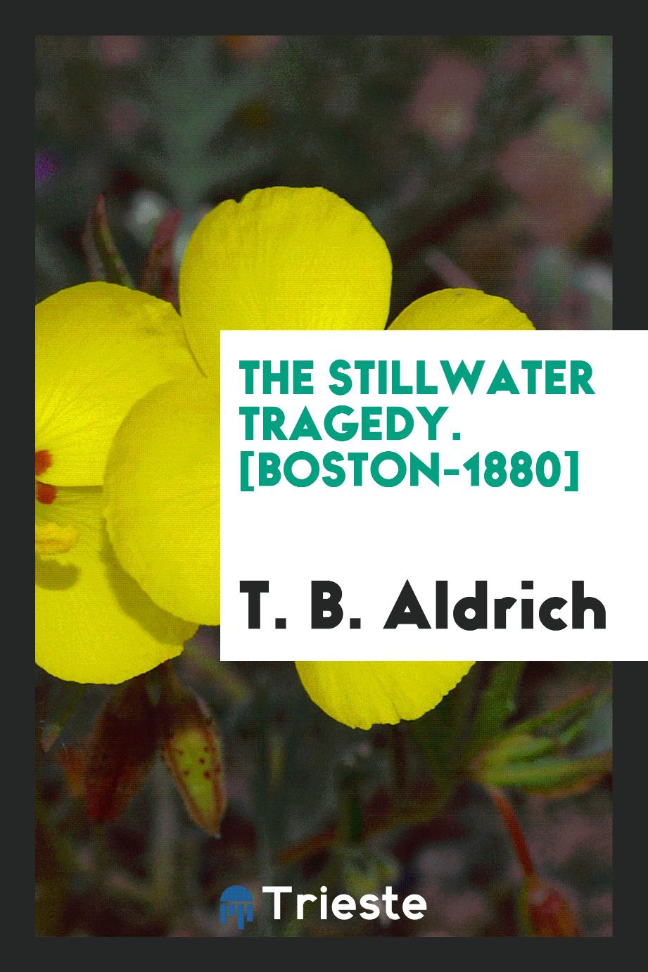 The Stillwater Tragedy. [Boston-1880]
