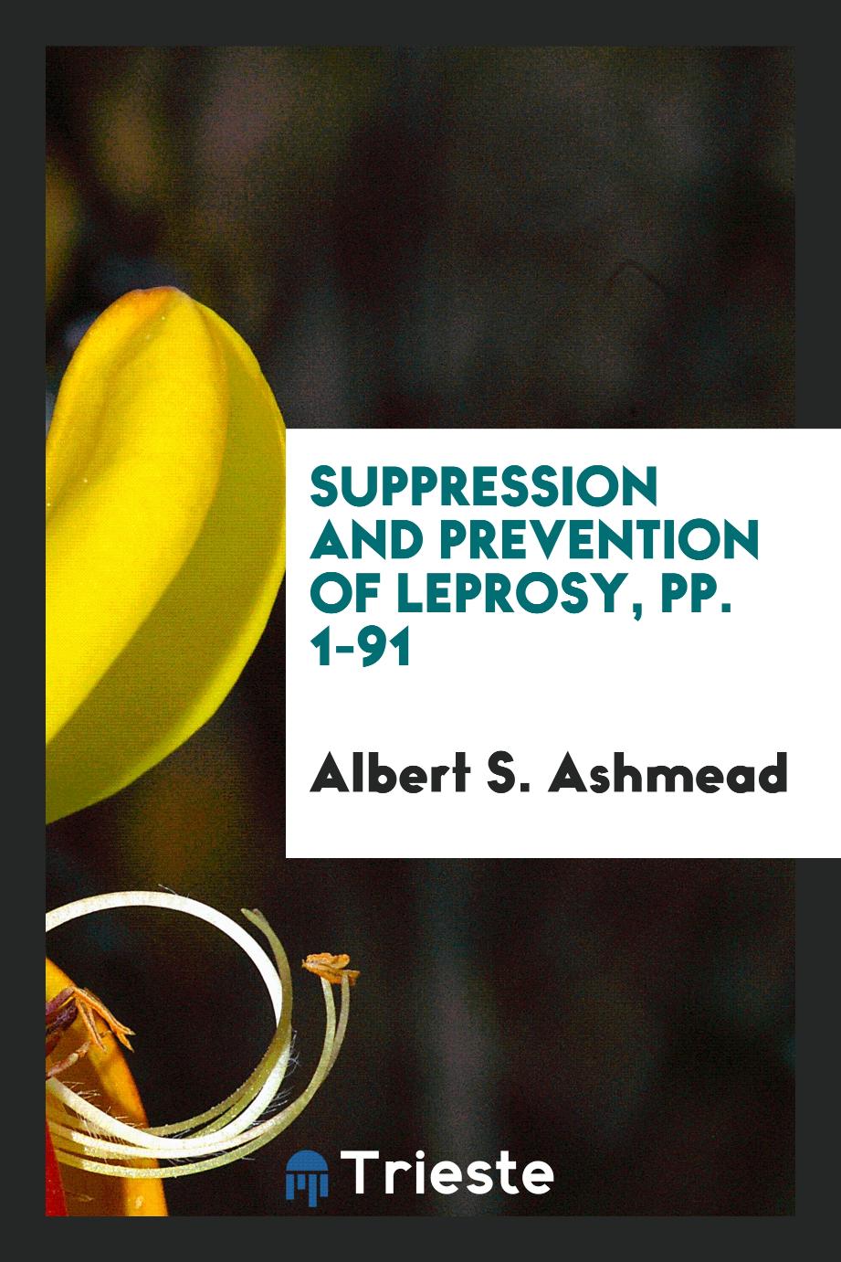 Suppression and Prevention of Leprosy, pp. 1-91