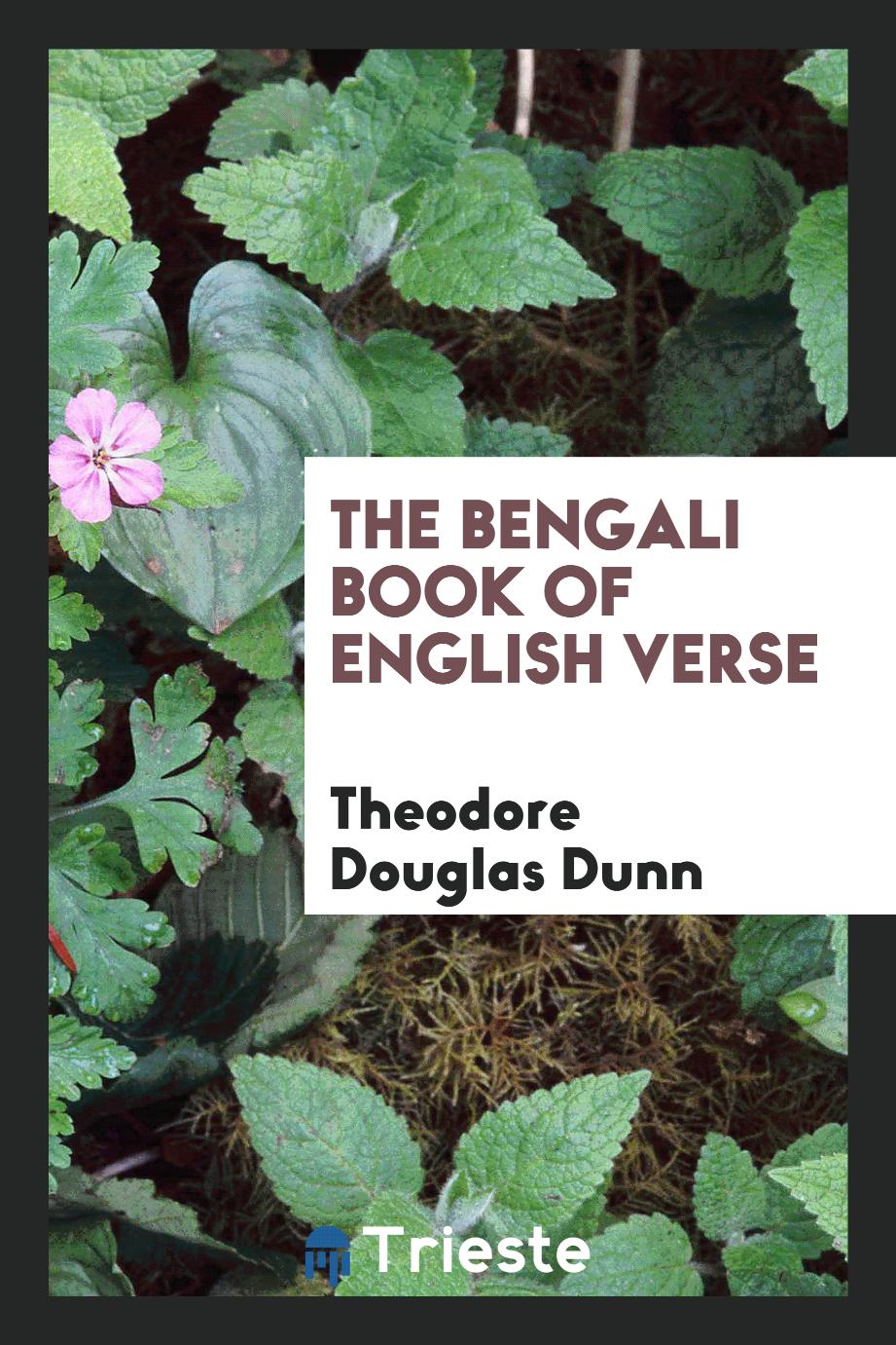 The Bengali Book of English Verse
