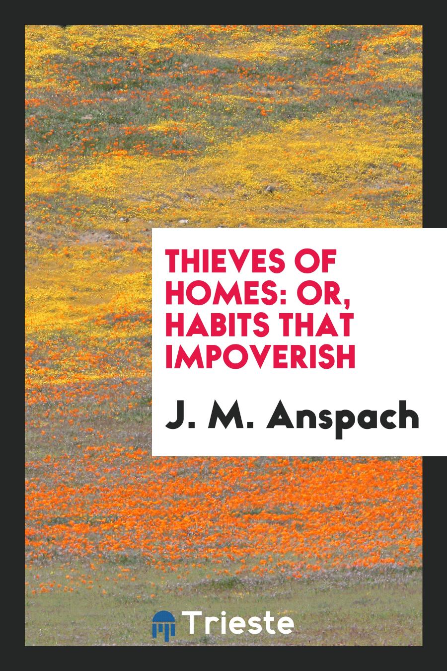 Thieves of Homes: Or, Habits That Impoverish