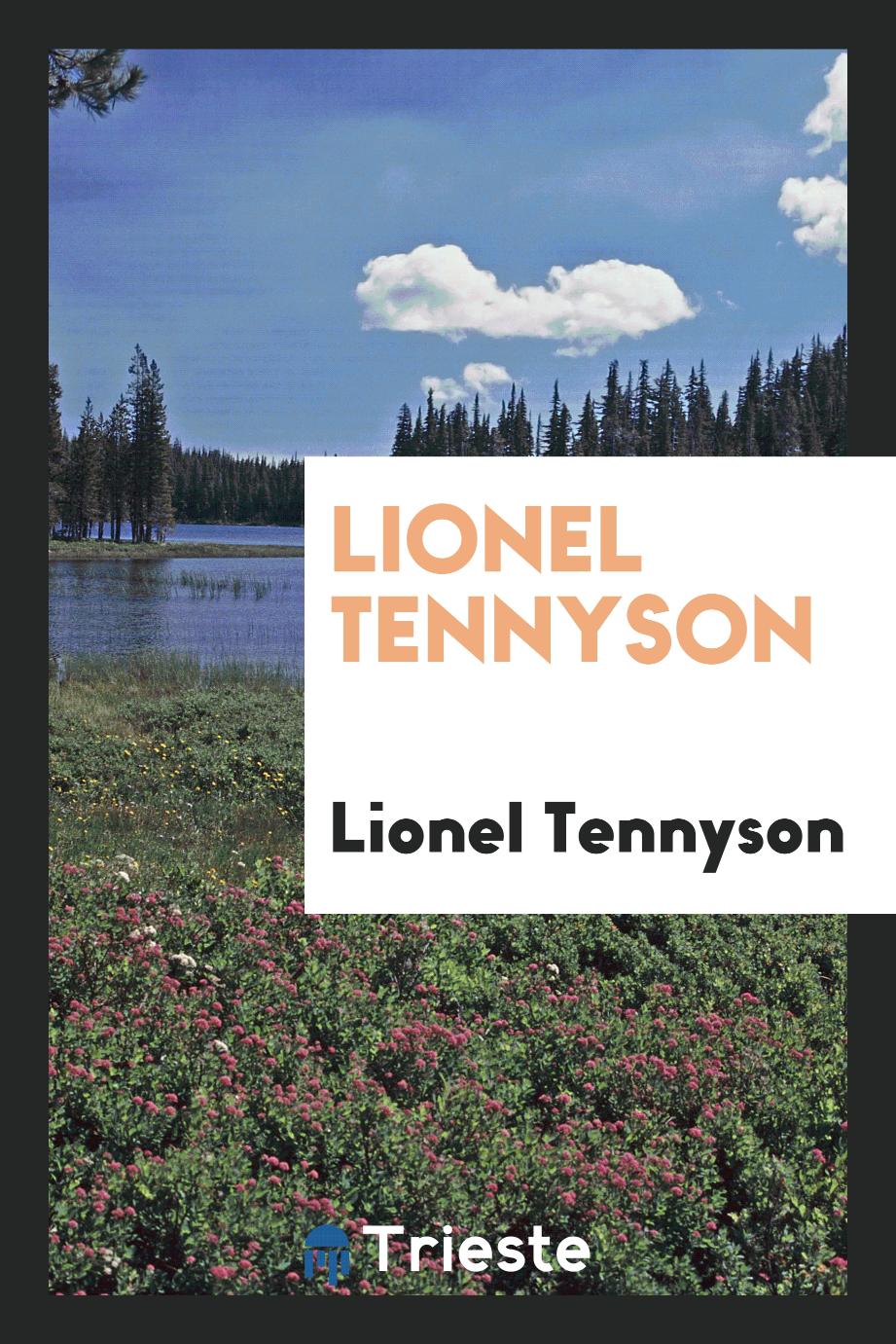 Lionel Tennyson