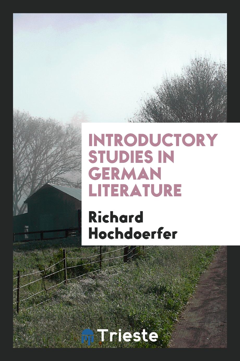 Introductory studies in German literature