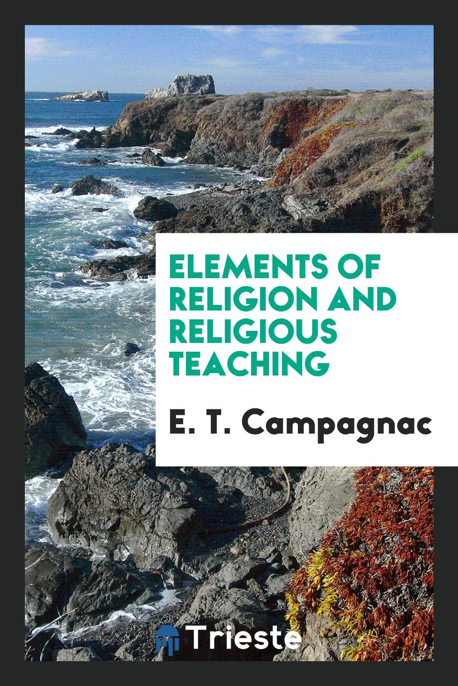 Elements of Religion and Religious Teaching