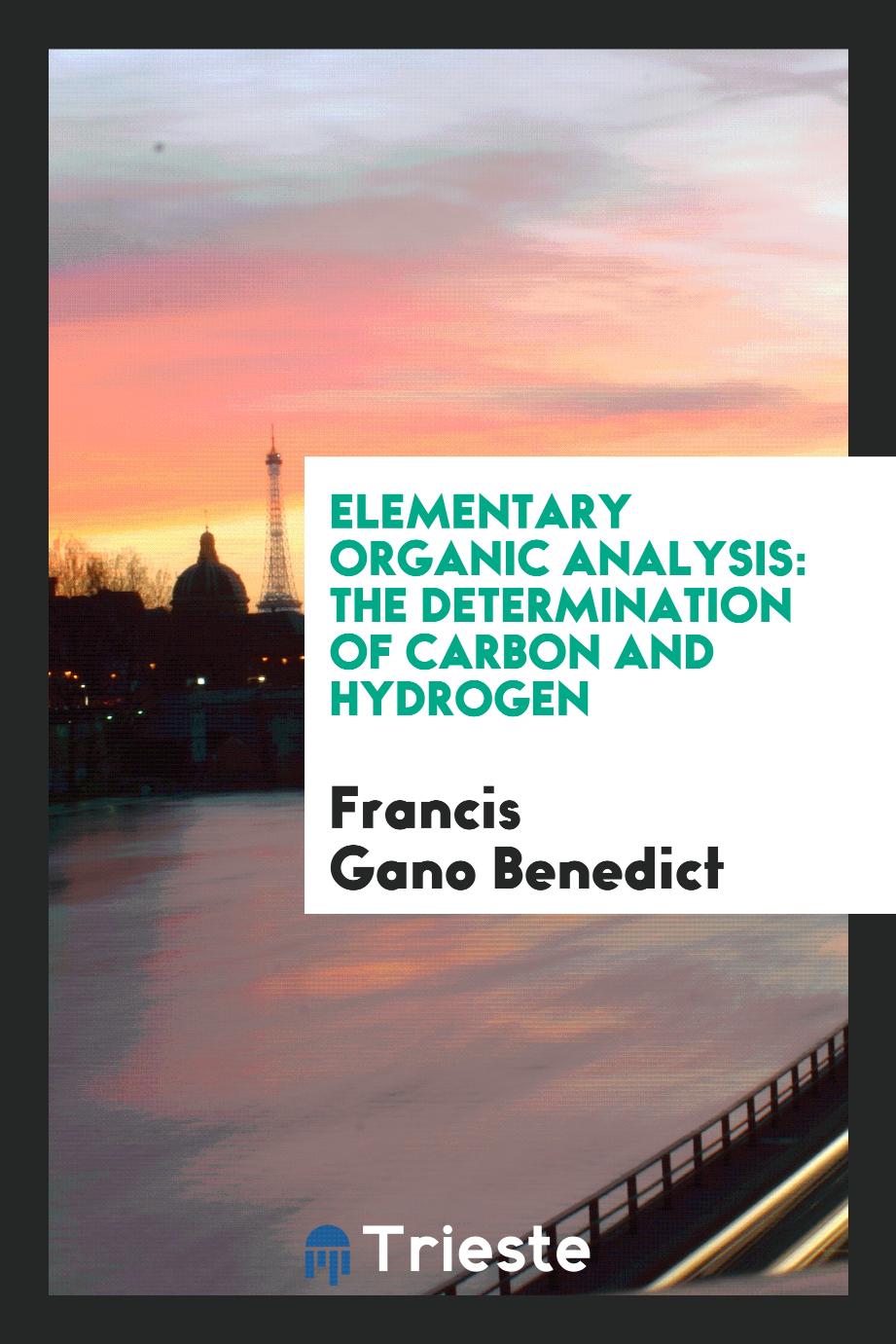 Elementary Organic Analysis: The Determination of Carbon and Hydrogen