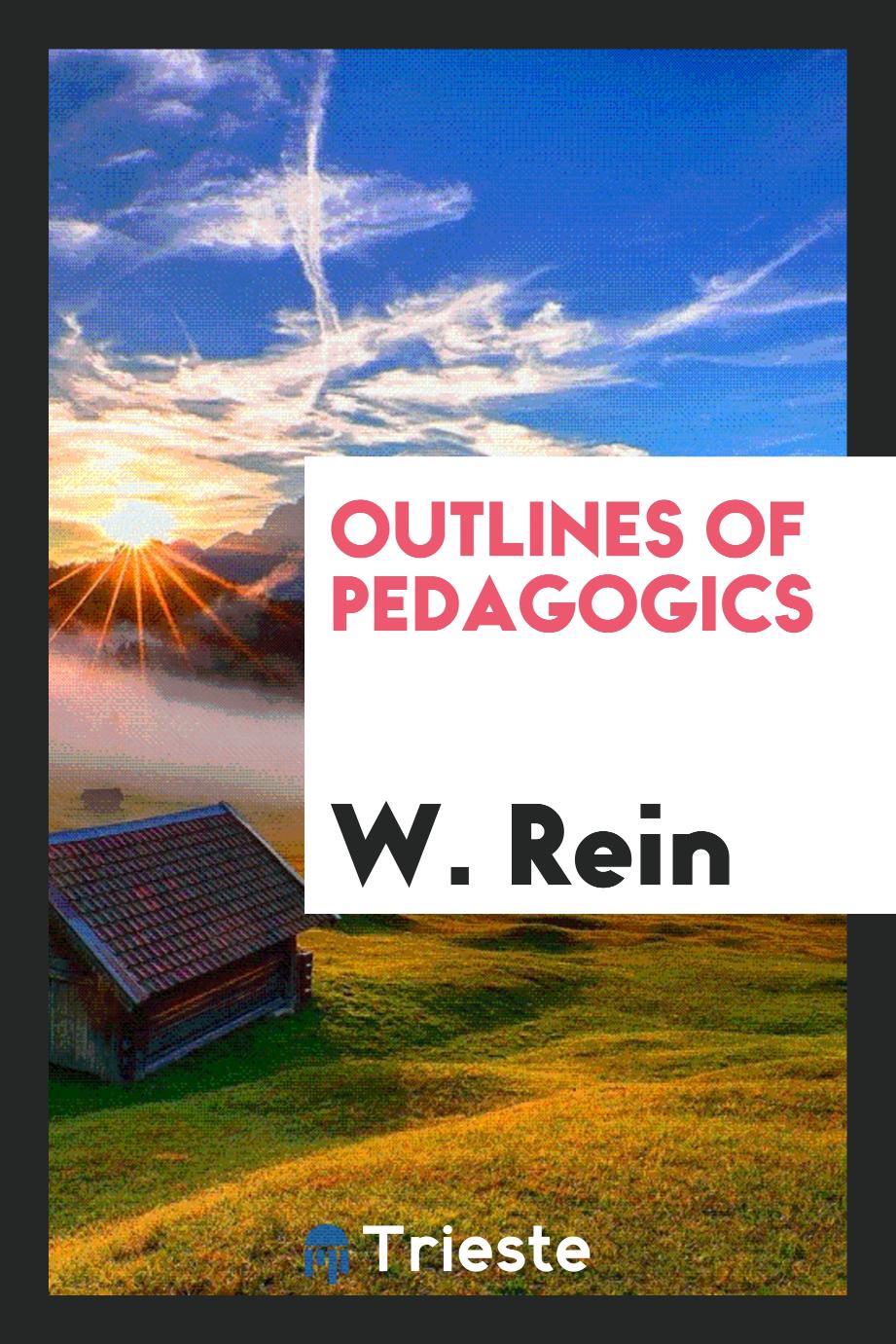 Outlines of pedagogics