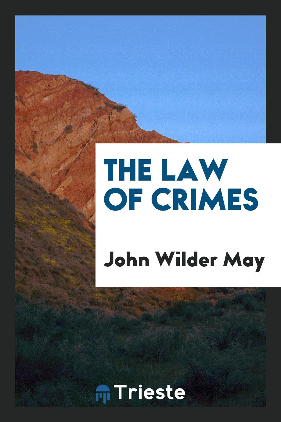 The law of crimes