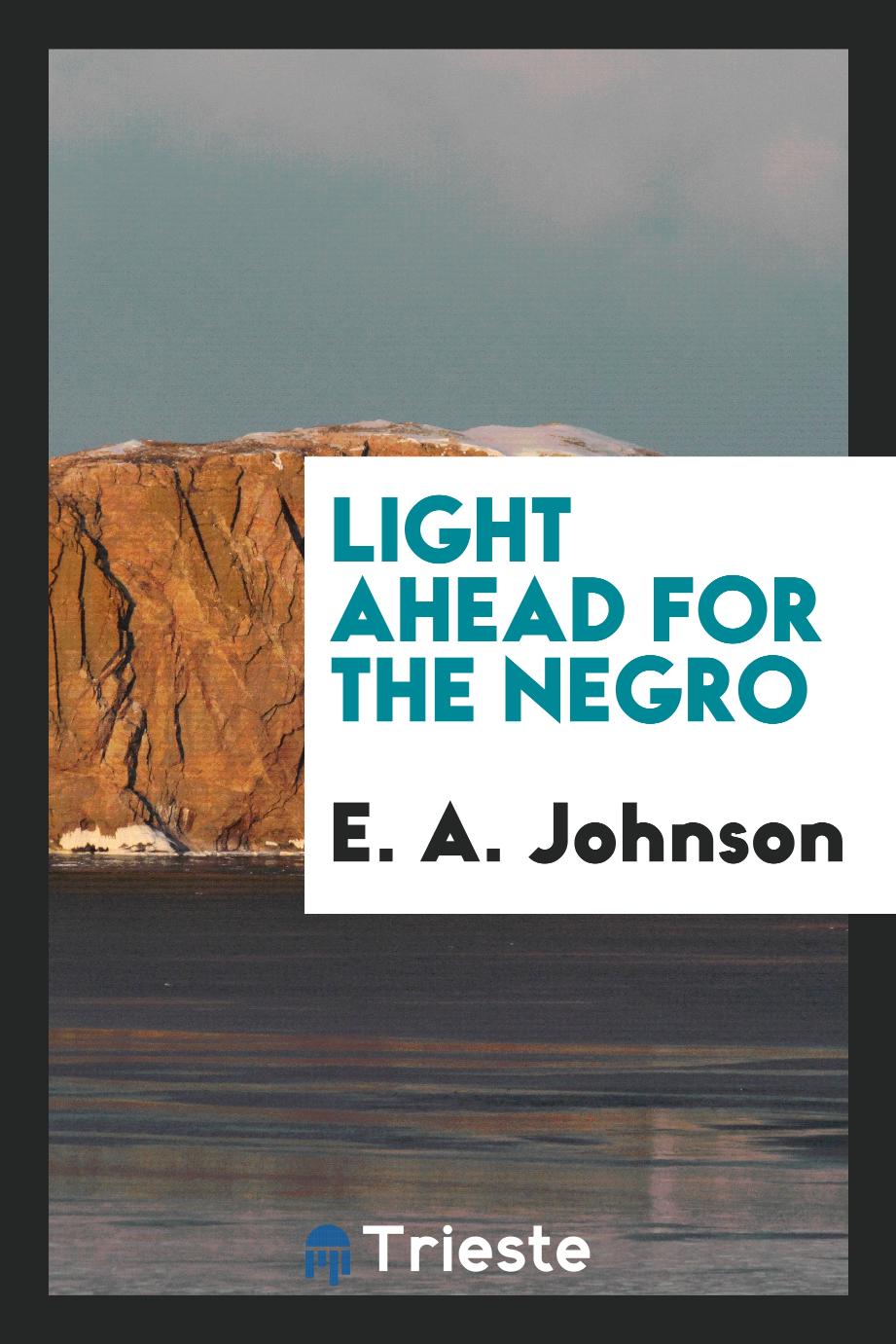 Light ahead for the Negro