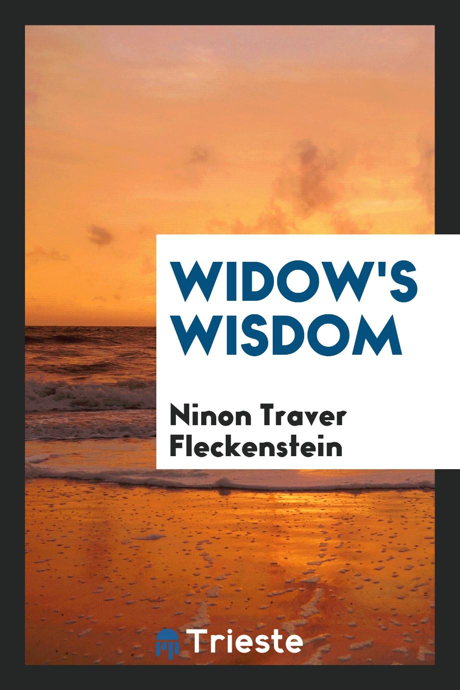 Widow's Wisdom