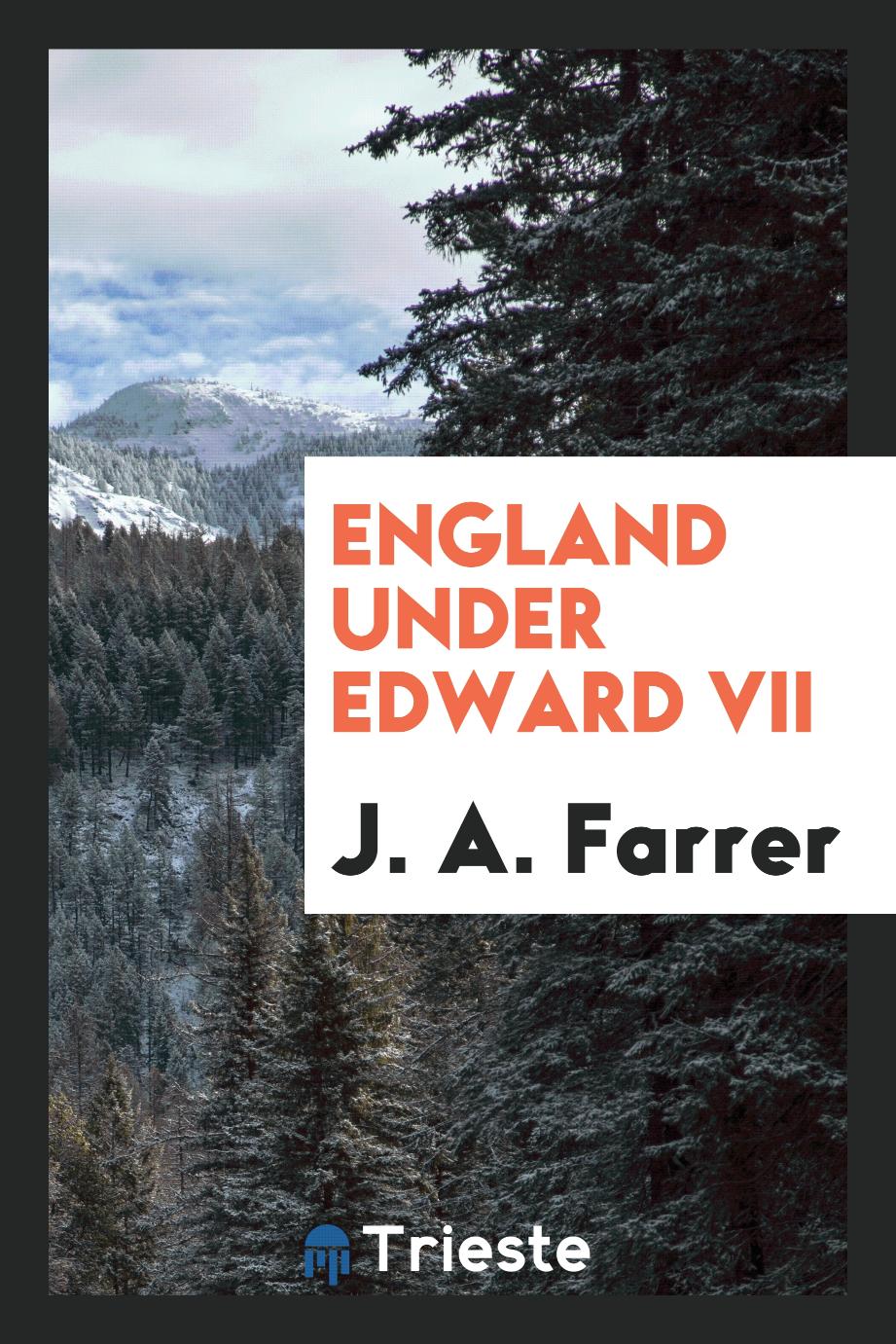 England under Edward VII