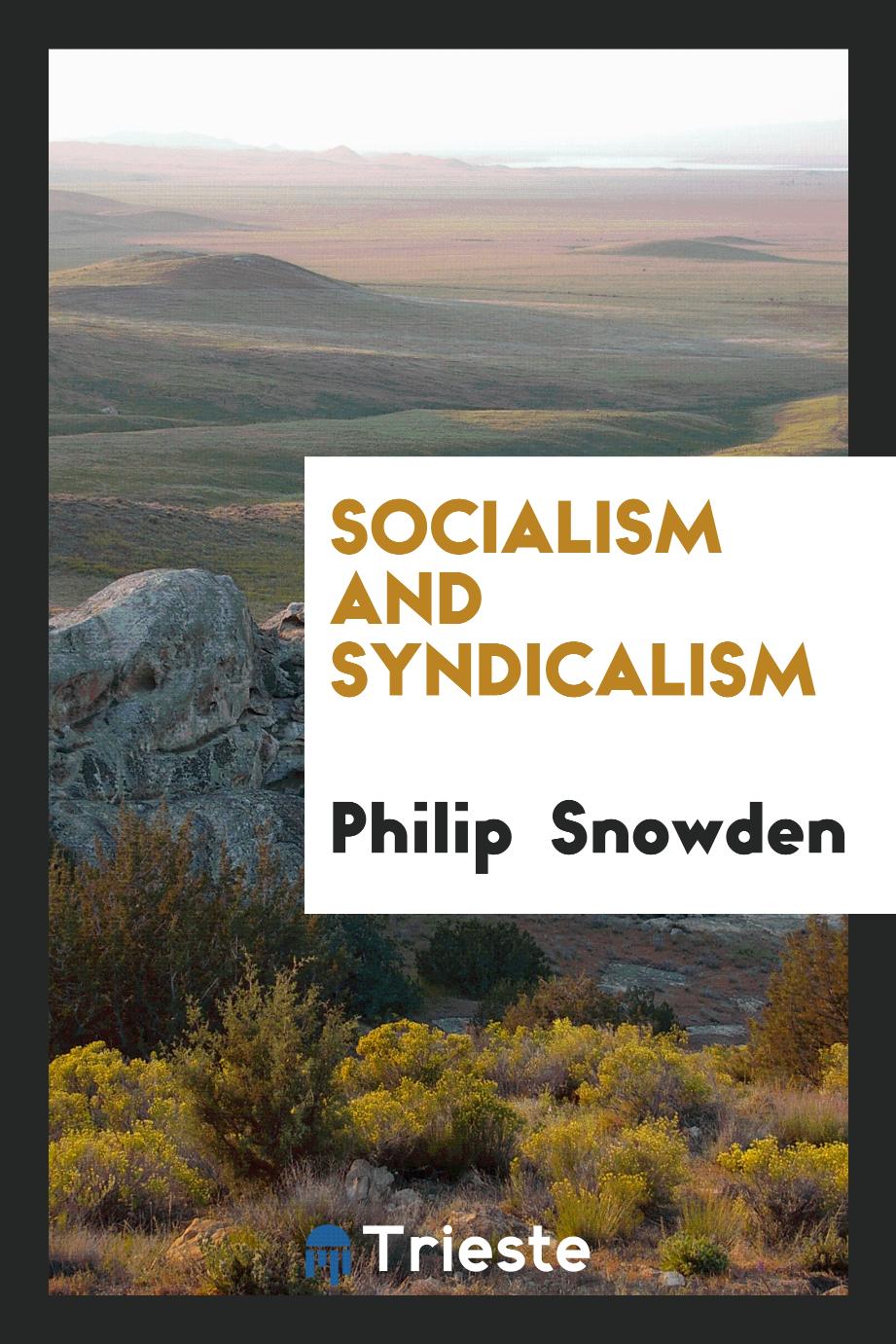 Socialism and syndicalism