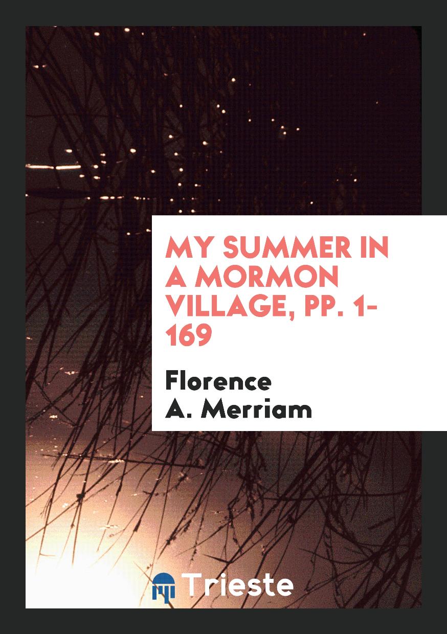 My Summer in a Mormon Village, pp. 1-169