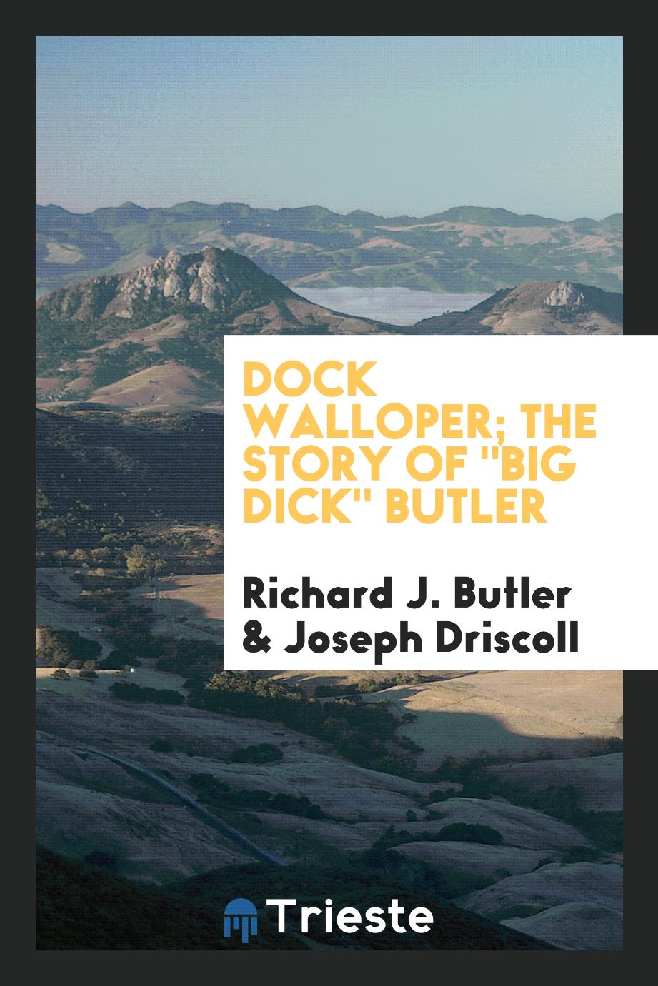 Dock walloper; the story of "Big Dick" Butler