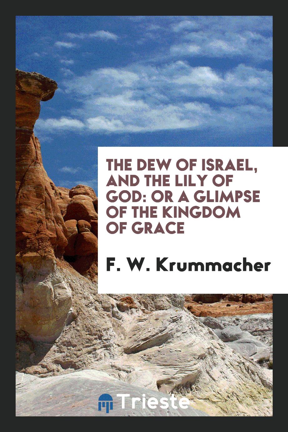 The dew of Israel, and the lily of God: or a Glimpse of the Kingdom of grace