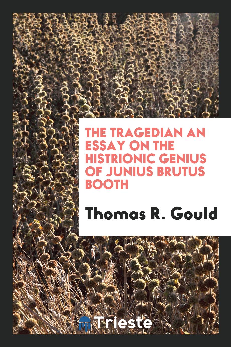 The tragedian an essay on the histrionic genius of Junius Brutus Booth