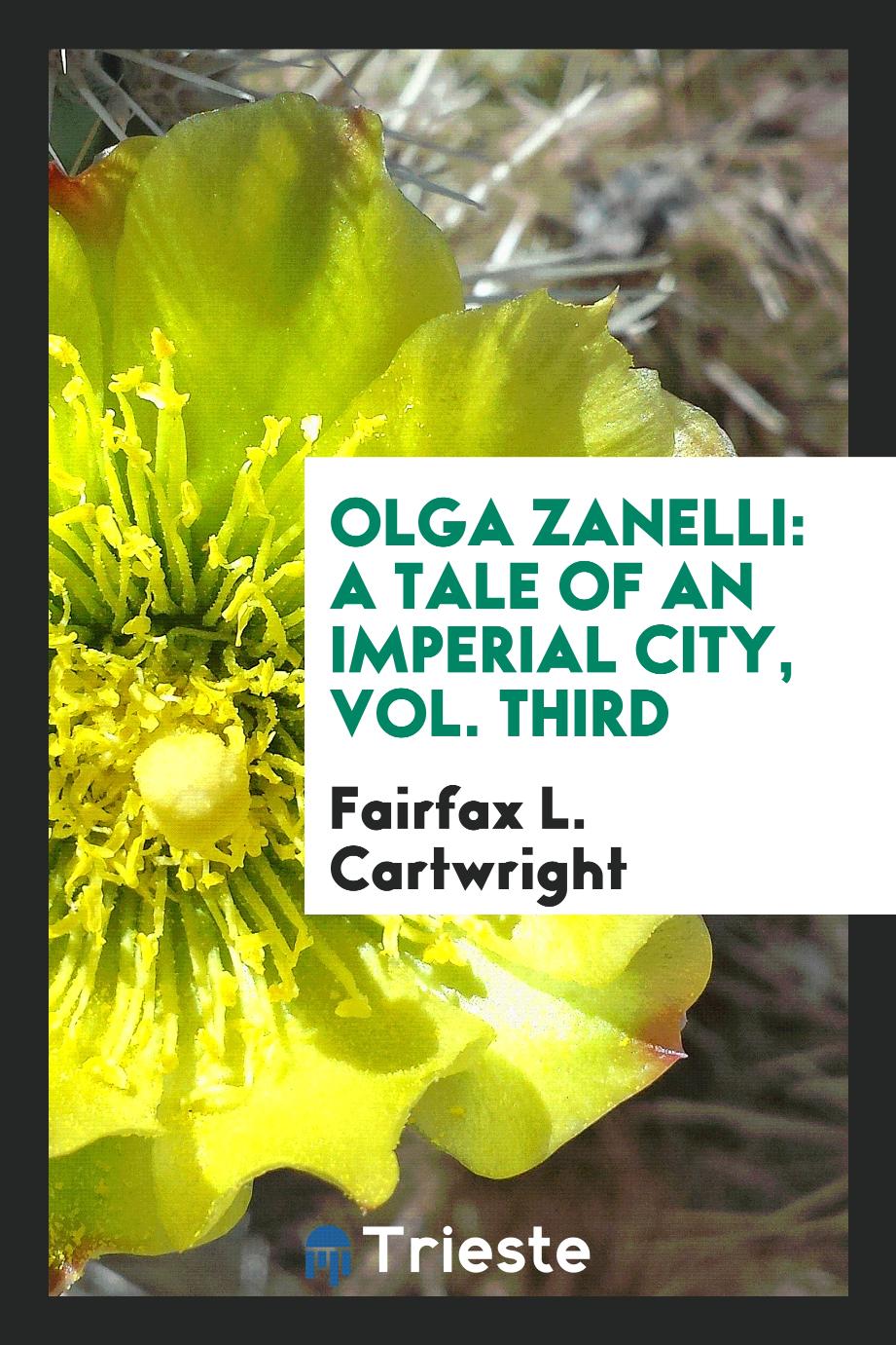 Olga Zanelli: a tale of an imperial city, Vol. third